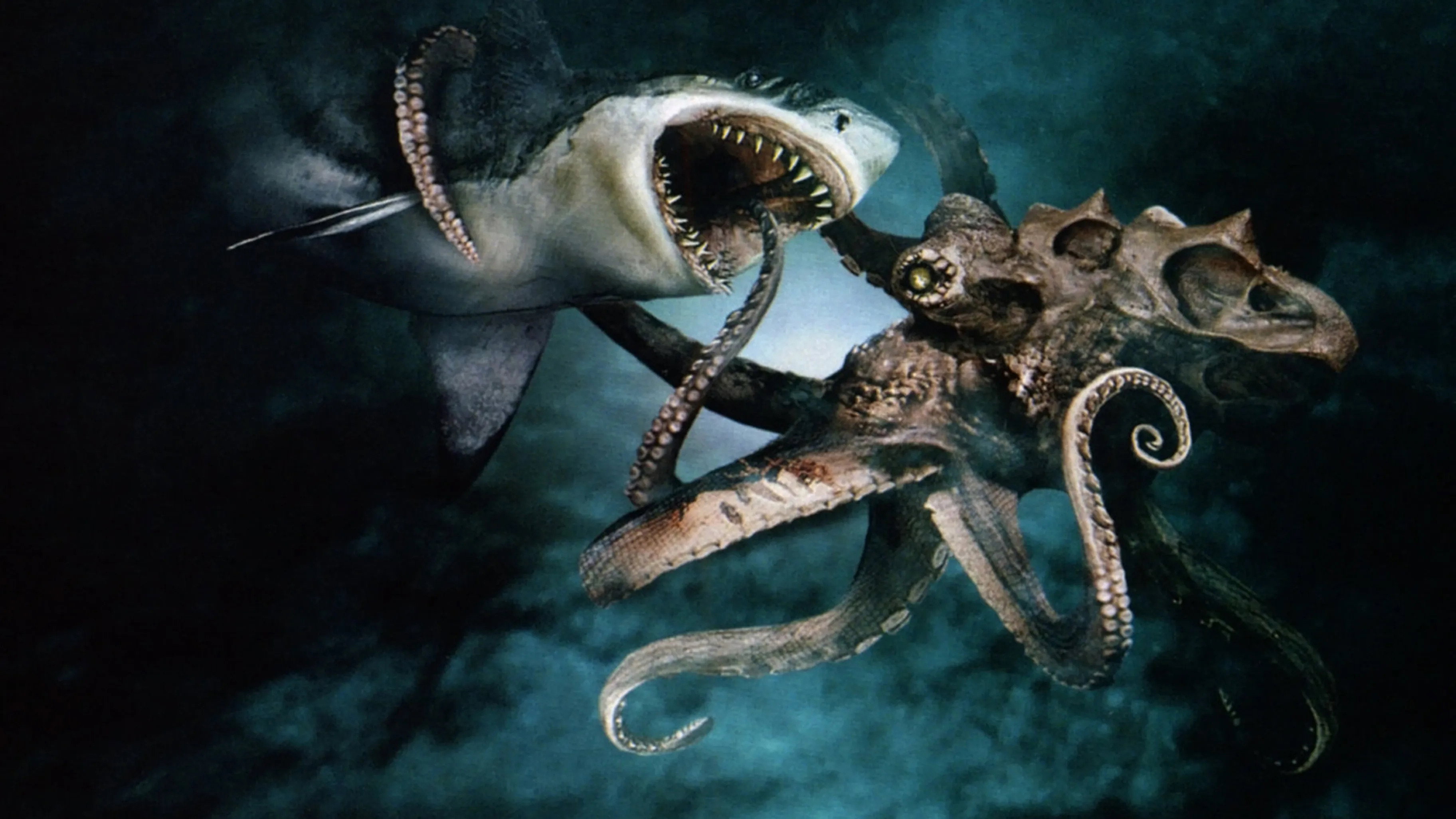 Mega Shark vs. Giant Octopus